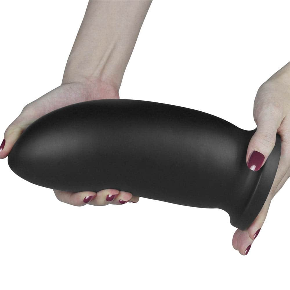 9" King Sized Anal Bomber Black - Image 4