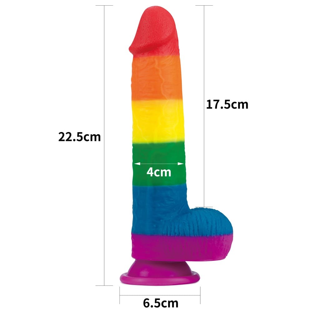 9'' Prider Dildo_B15O50_3 - Image 7