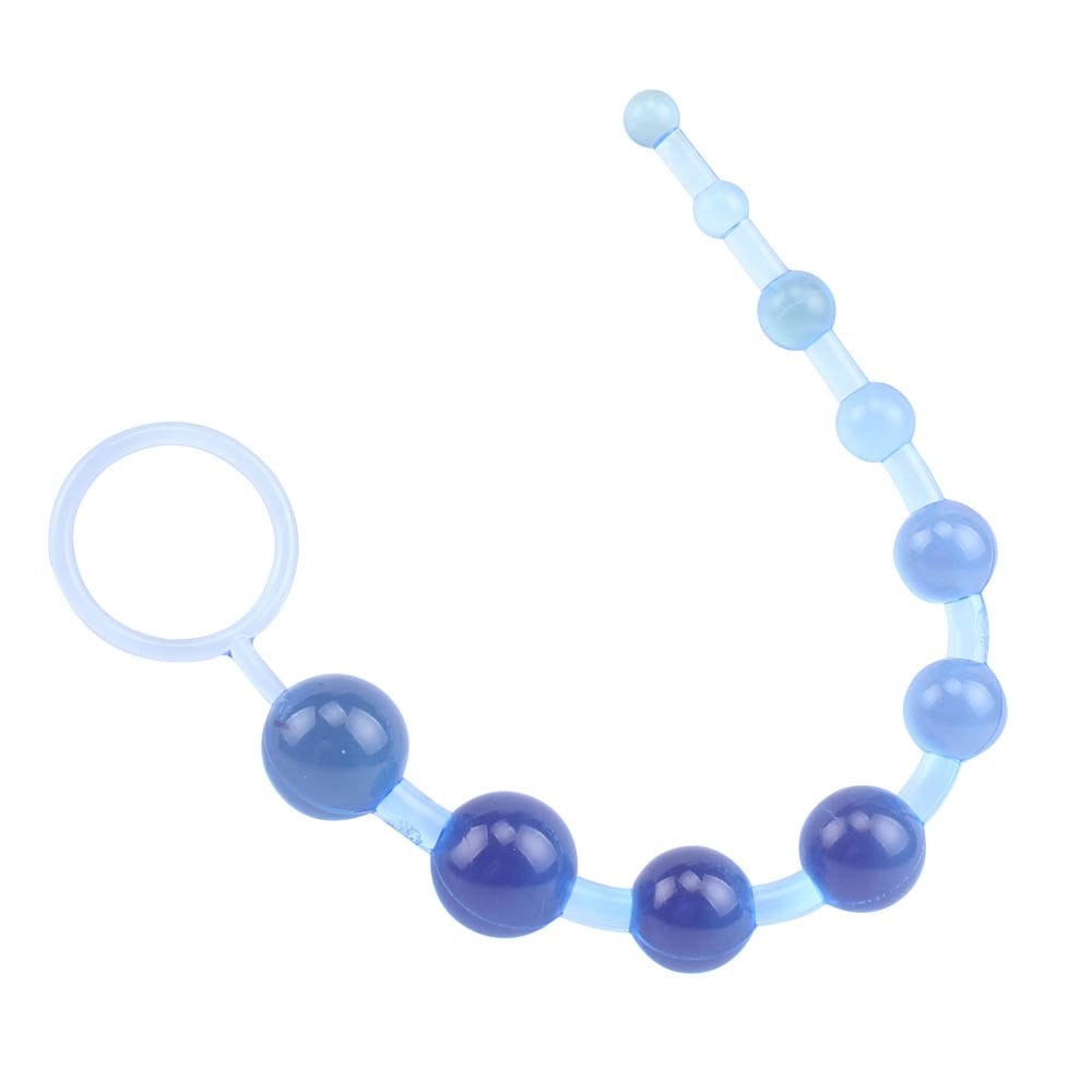 Sassy Anal Beads Blue - Image 2