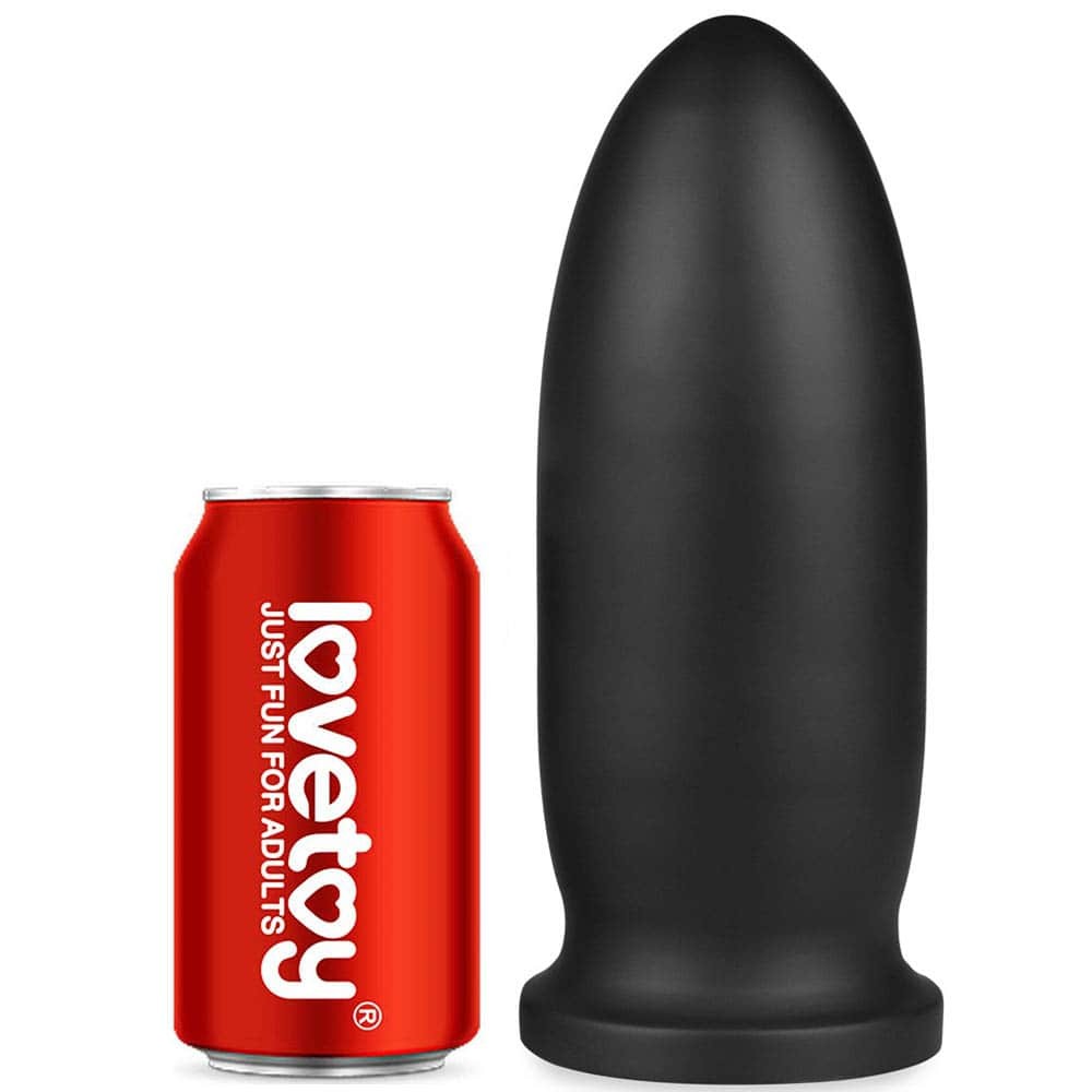 9" King Sized Anal Bomber Black - Image 2