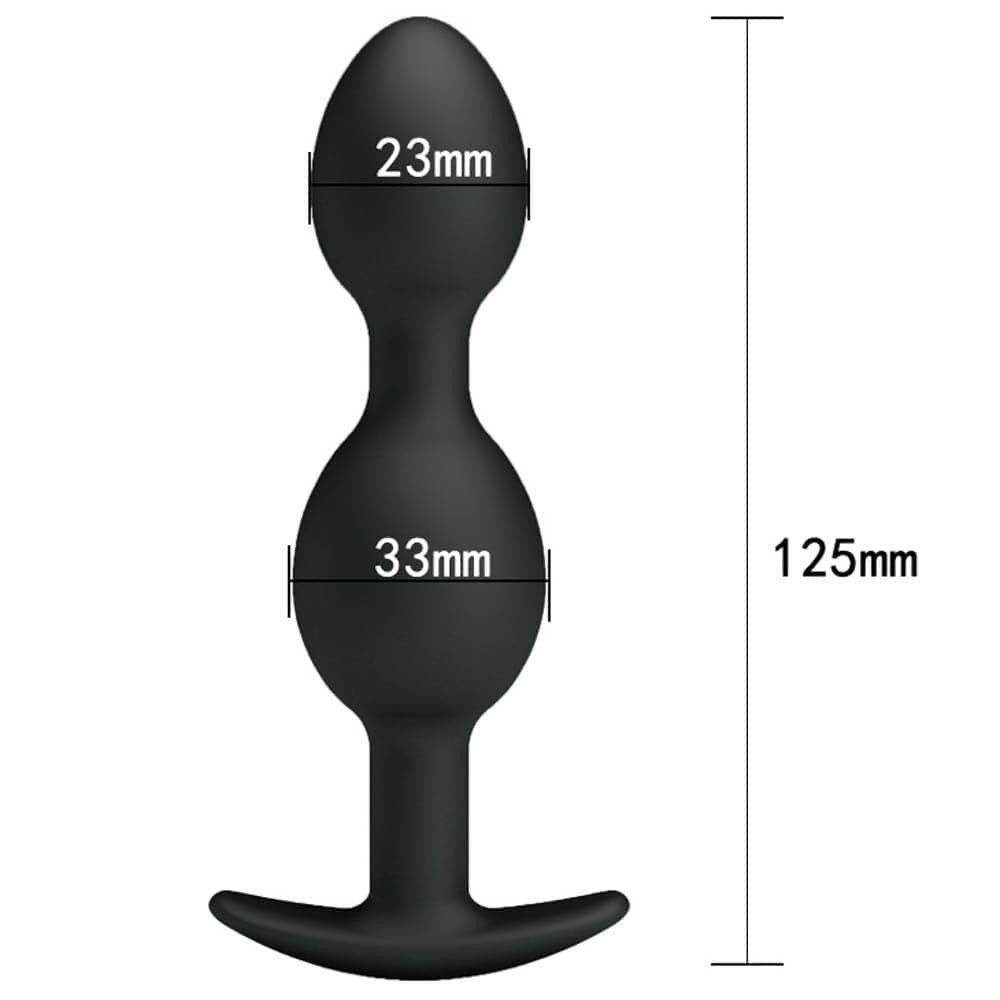 Pretty Love Heavy Balls Silicone Butt Plug 3 - Image 5