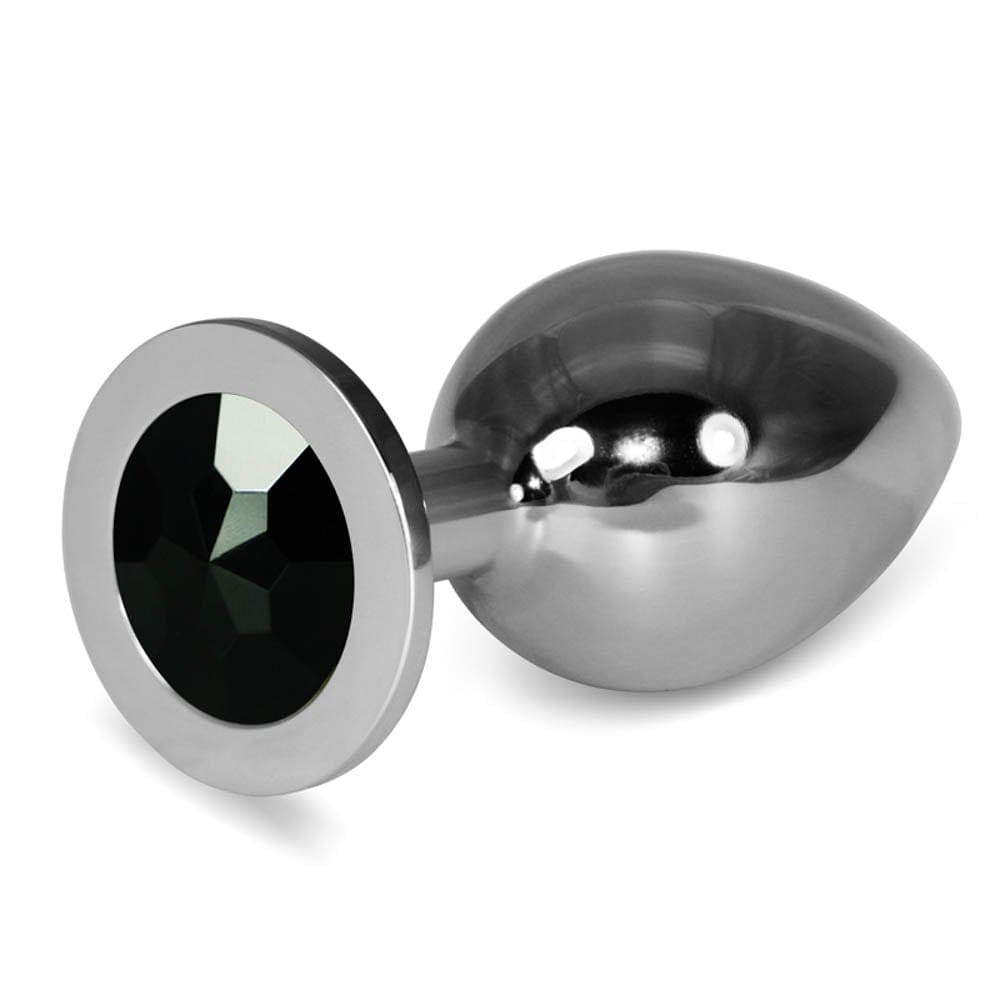 Rosebud Classic Metal Plug L Black_B15O50_3