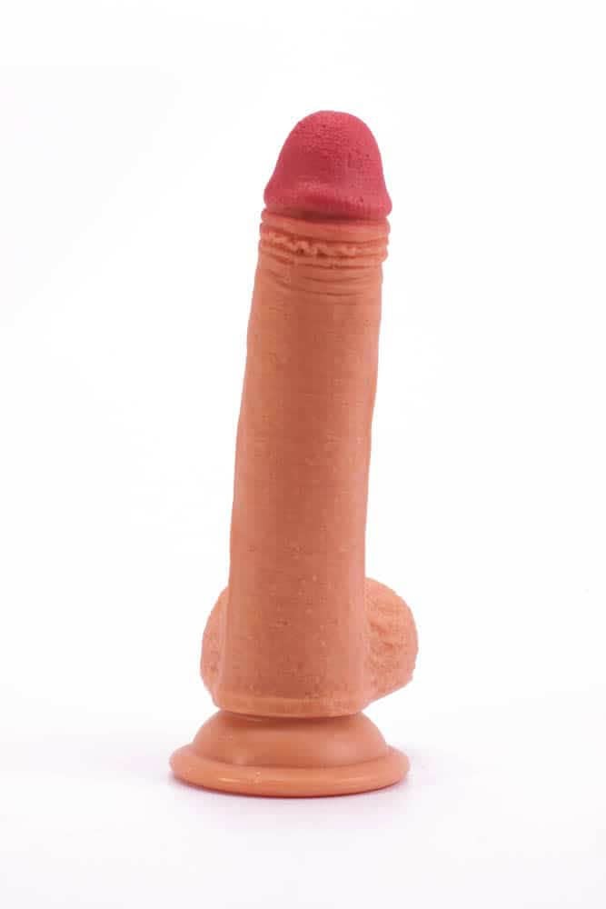 7" Dual-layered Silicone Nature Cock Flesh - Image 6