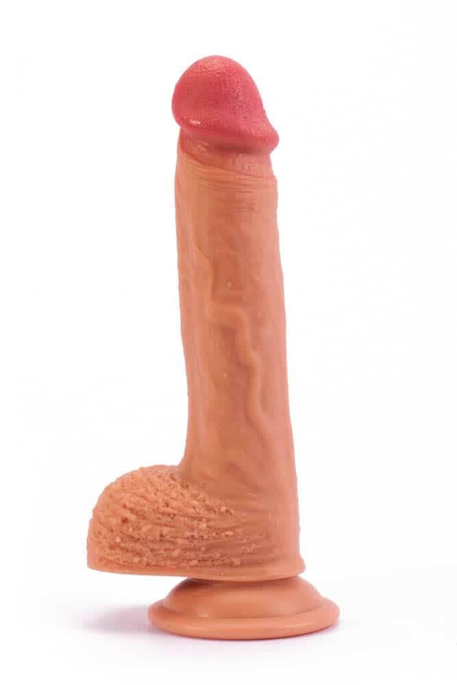 8.5" Dual-layered Silicone Nature Cock Flesh - Image 5