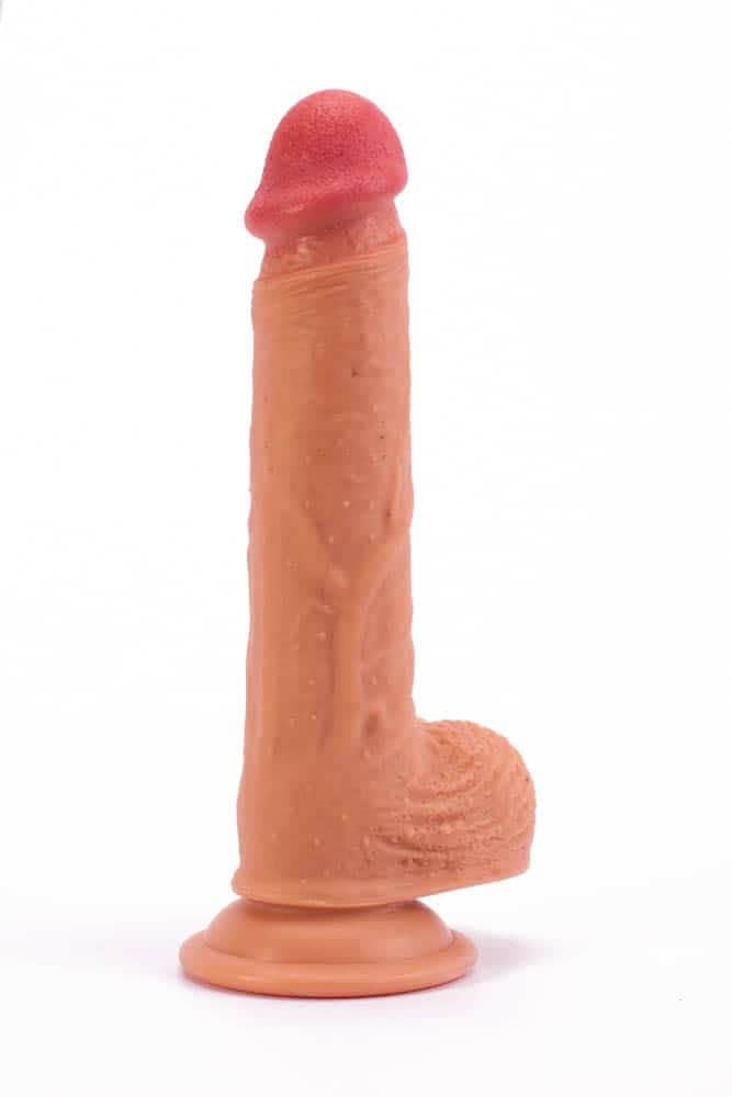 8.5" Dual-layered Silicone Nature Cock Flesh - Image 7