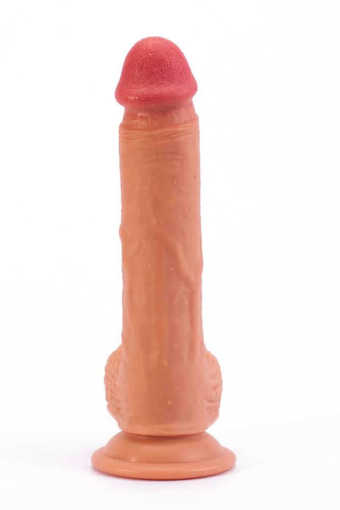 8.5" Dual-layered Silicone Nature Cock Flesh - Image 6