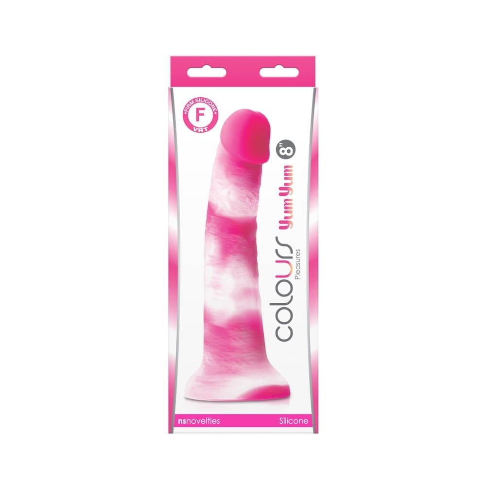 Colours - Pleasures - Yum Yum 8" Dildo - Pink_B0O25_3