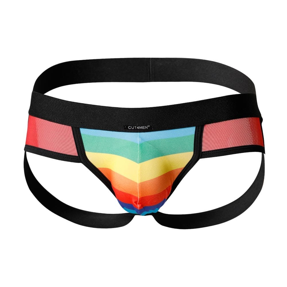 C4M-Mixed Jockstrap-Rainbow-L - Image 4