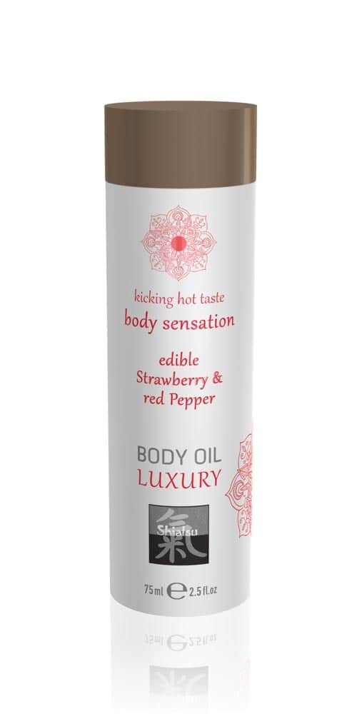 Luxury body oil - Strawberry & Red Pepper 75ml