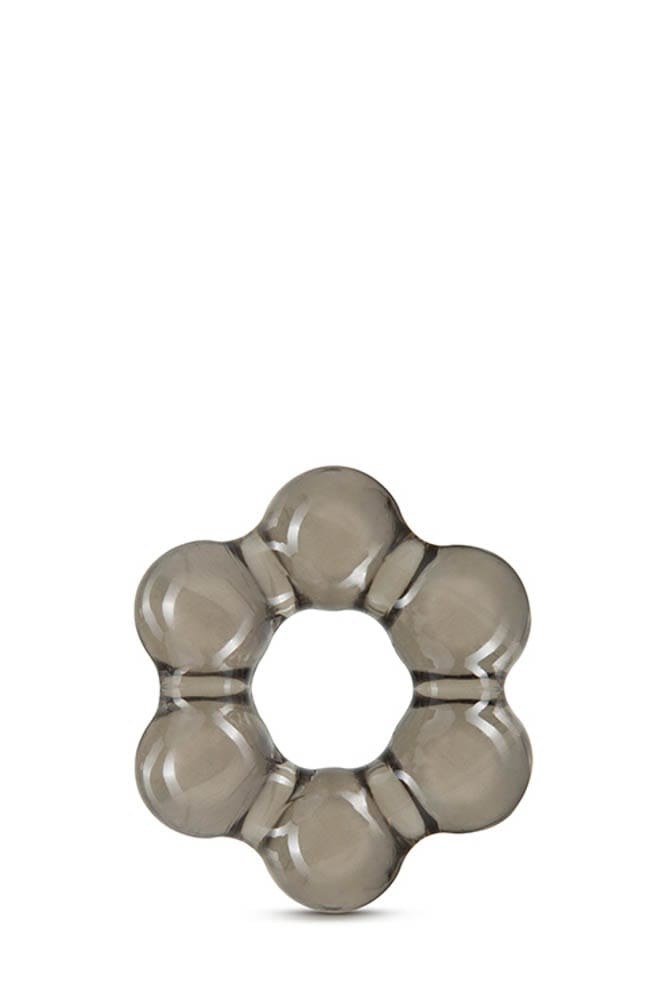 STAY HARD THICK BEAD COCK RING BLACK - Image 2