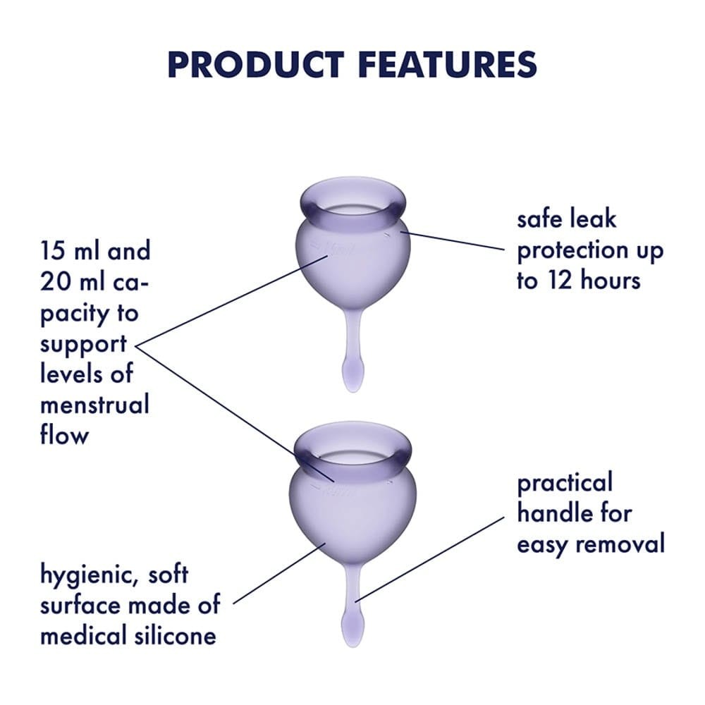 Feel Good Menstrual Cup Lilla - Image 4
