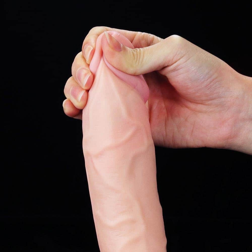 Soft Ejaculation Cock With Ball 9” Flesh - Image 4