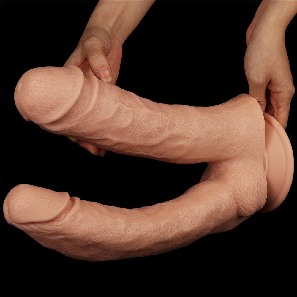 12'' Realistic Mega Double Dildo - Image 5