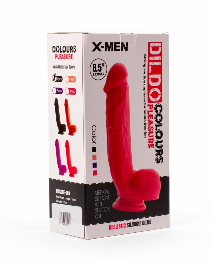 X-MEN 8.5" Dildo Colours Pleasure Flesh 3_B15O50_1 - Image 2
