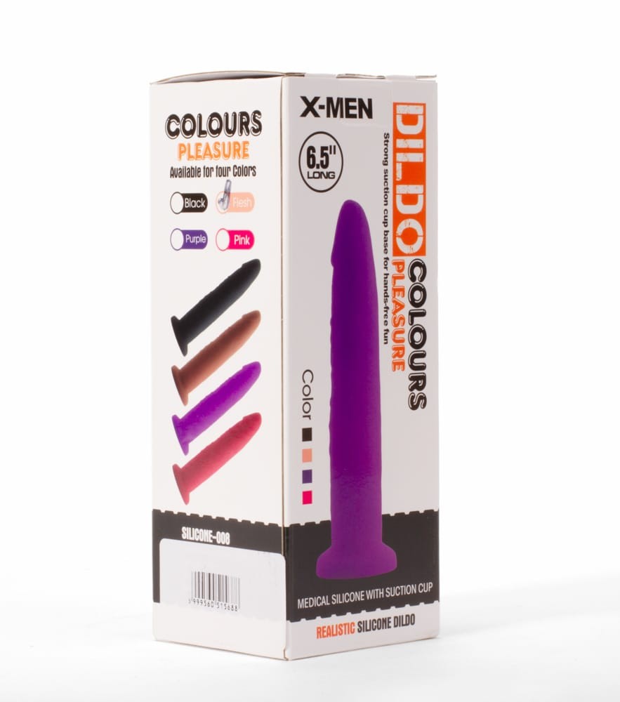 X-MEN 6.5" Dildo Colours Pleasure Flesh 2 - Image 2