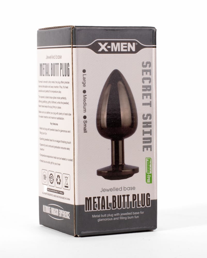 X-MEN Secret Shine Metal Butt Plug Gun Colour S - Image 2