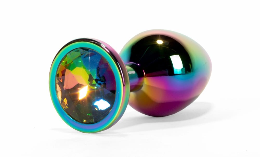 X-MEN Secret Shine Metal Butt Plug Rainbow S - Image 4