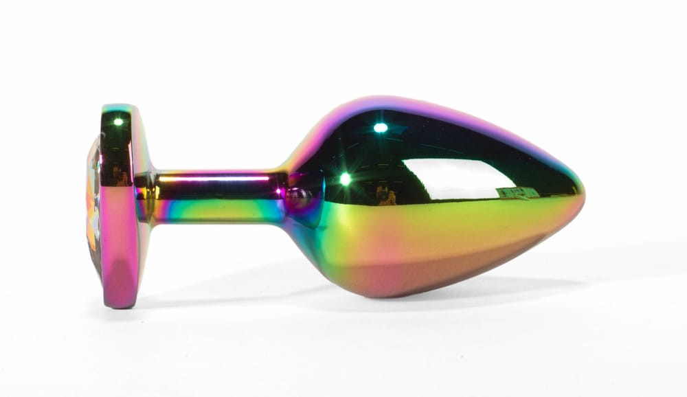 X-MEN Secret Shine Metal Butt Plug Rainbowheart S - Image 5