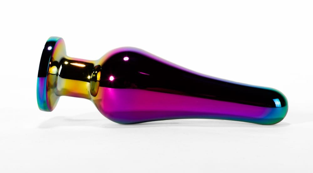 X-MEN Secret Shine Metal Butt Plug Rainbow M - Image 5