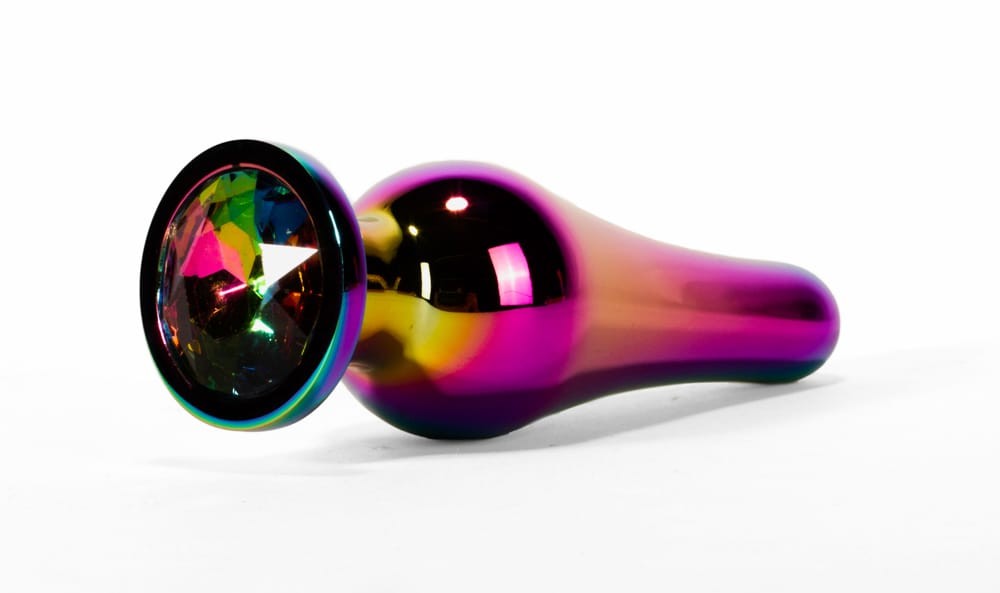 X-MEN Secret Shine Metal Butt Plug Rainbow M - Image 6