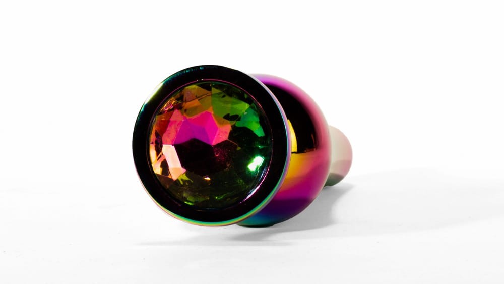 X-MEN Secret Shine Metal Butt Plug Rainbow M - Image 7