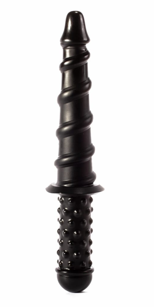 X-Men 13.8" Sword Handle Butt Plug Black I - Image 3