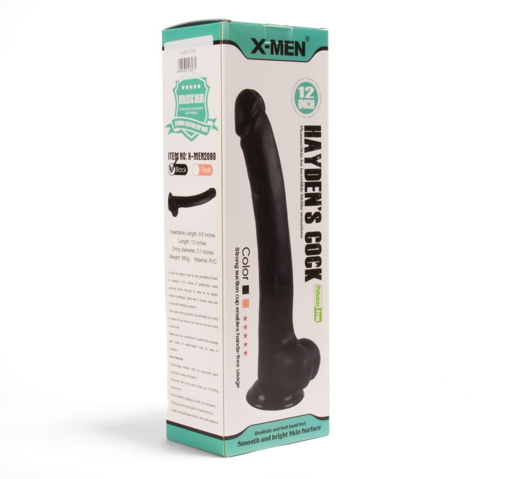 X-MEN Hayden’s 12 inch Cock Black - Image 2