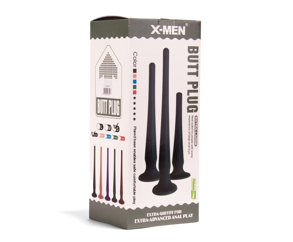 X-MEN Butt Plug Size S Black - Image 2
