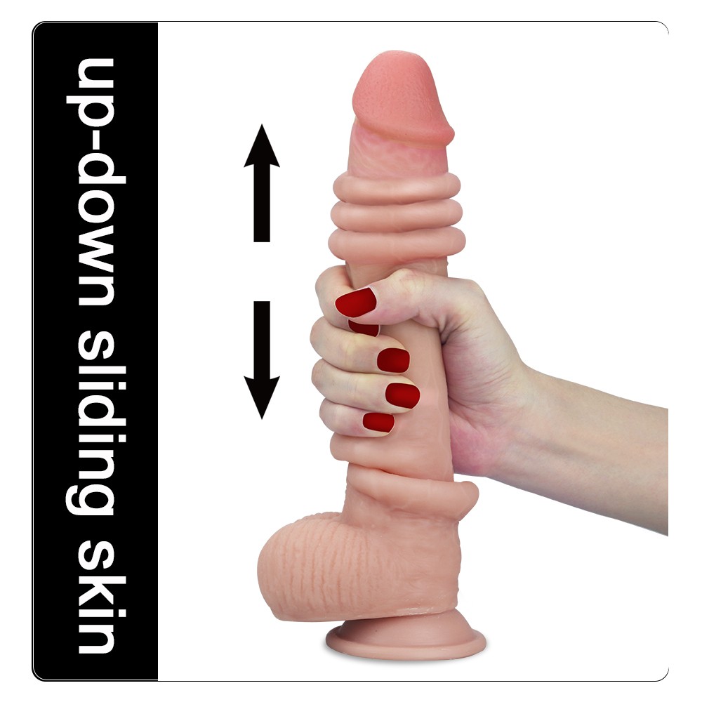 9'' Sliding Skin Dual Layer Dong 1 - Image 9