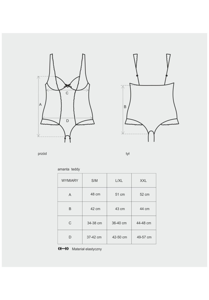 Amanta teddy S/M - Image 5