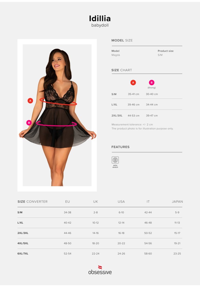 Imperia babydoll & thong L/XL - Image 5
