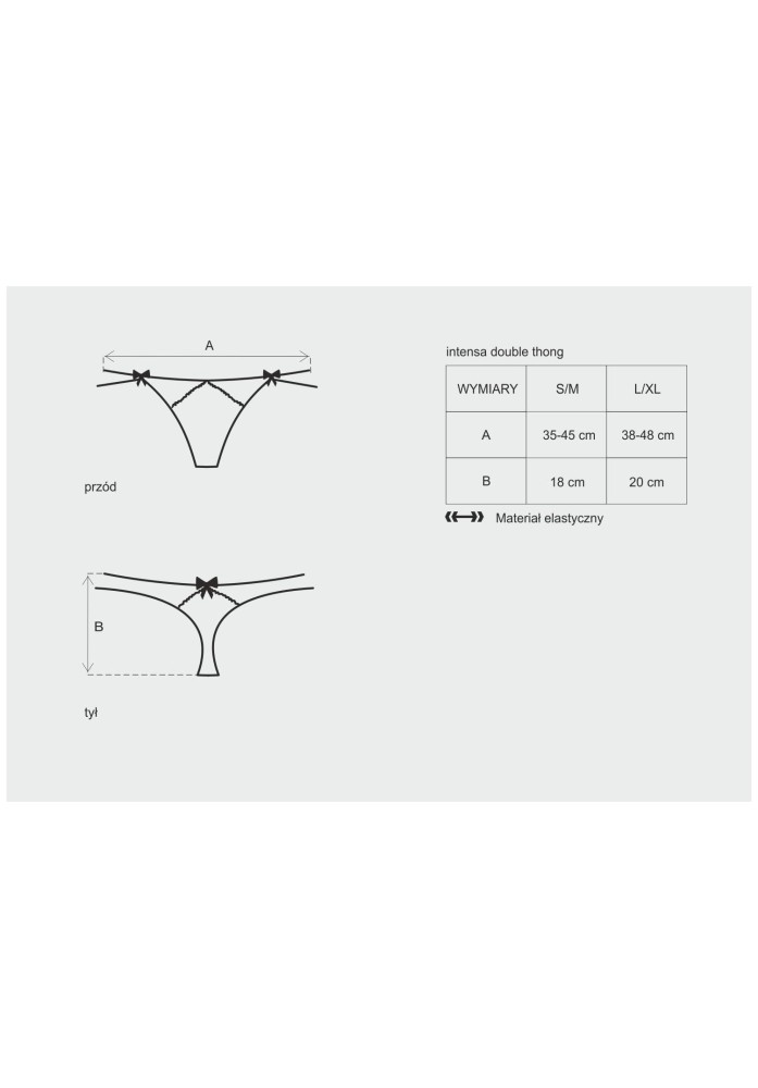 Intensa double thong S/M - Image 3