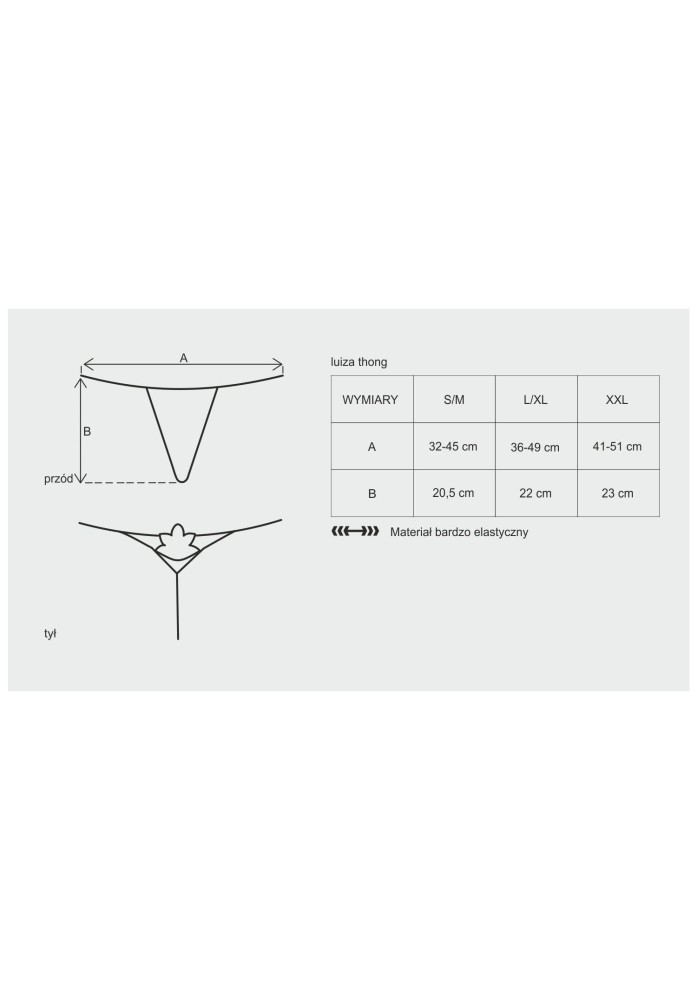 Luiza thong black L/XL - Image 2