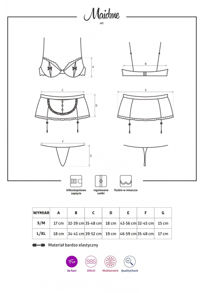 Maidme set 5-pcs S/M - Image 2